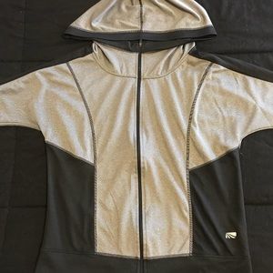 Lightweight front zip hoodie